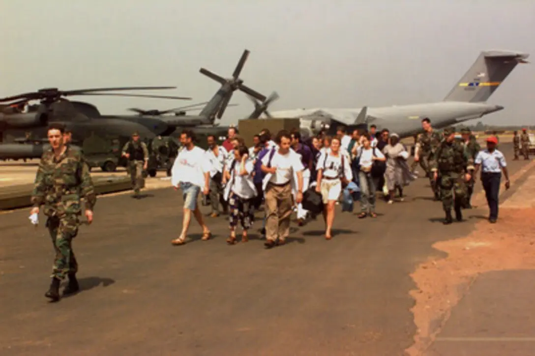 Historical evacuation context in Liberia